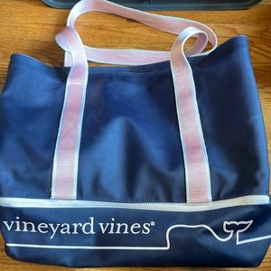 Vineyard Vines for Target; Whale Beach Tote Navy Blue & Light Pink